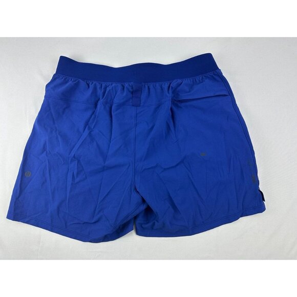 LULULEMON TIEB LTT Shorts 5" Linerless Men's Large Blue - Picture 2 of 9